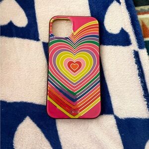 Pink Heart-Stripe iphone 14 plus
